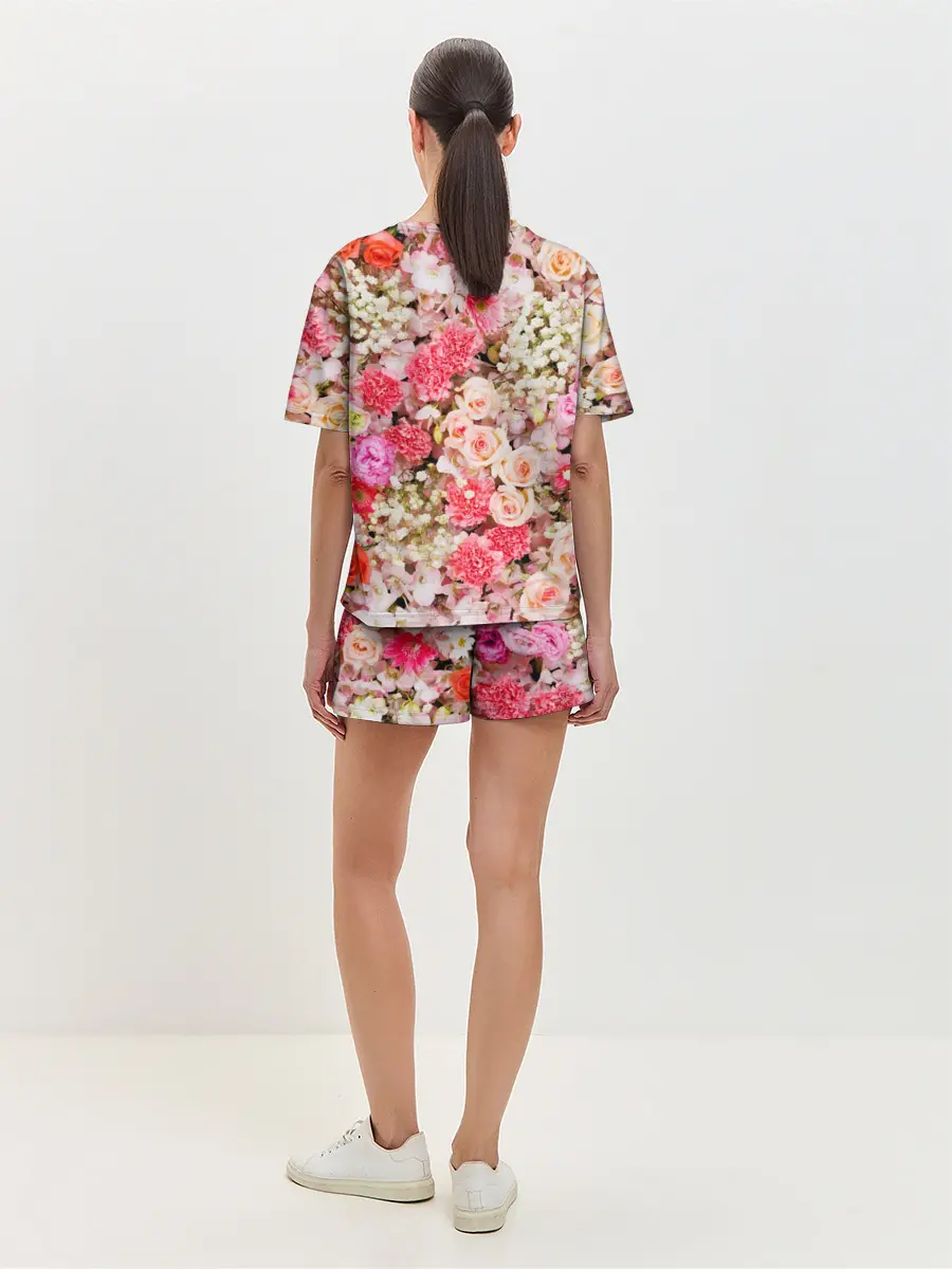 Женская пижама с шортами / Розы | Roses