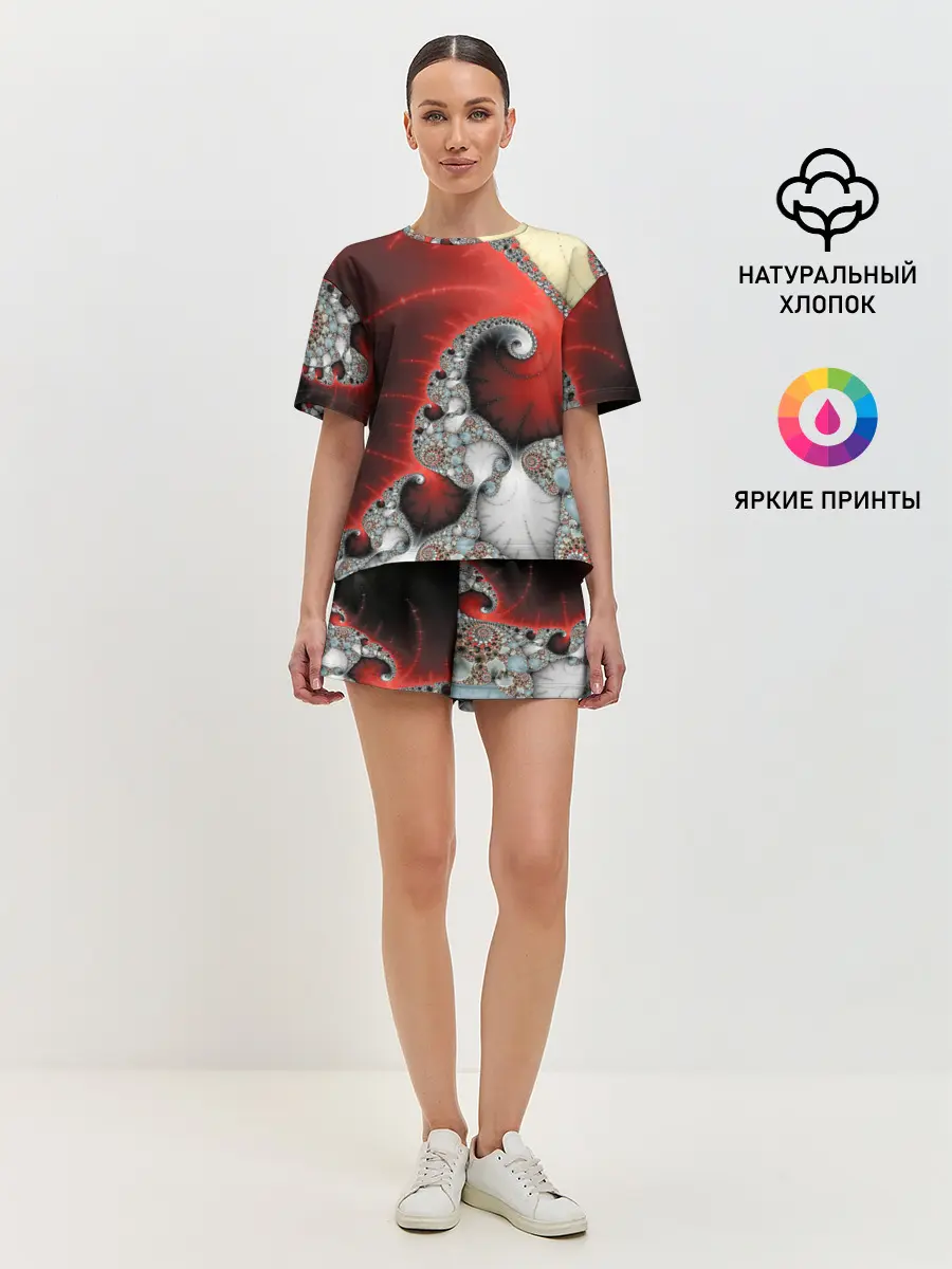 Женская пижама с шортами / ABSTRACT&FRACTAL