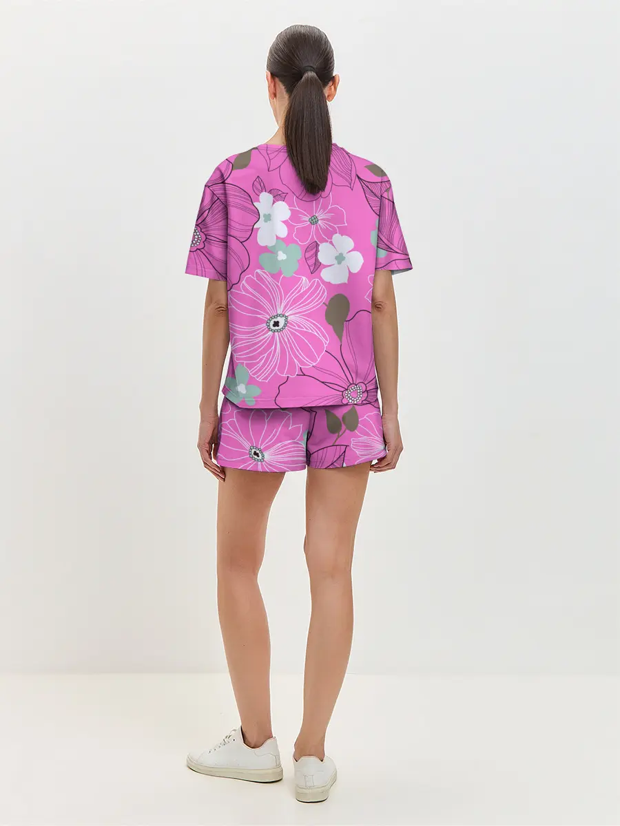 Женская пижама с шортами / Аниме Цветочная Тян