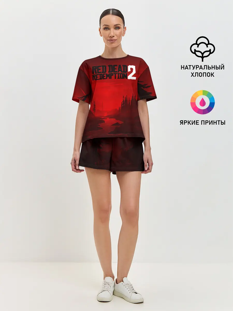 Женская пижама с шортами / Red Dead Redemption 2