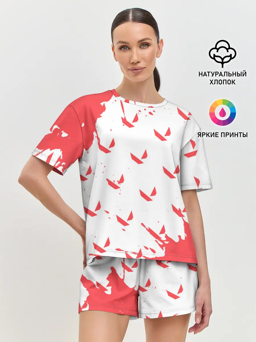 Женская пижама с шортами / VALORANT / ВАЛОРАНТ