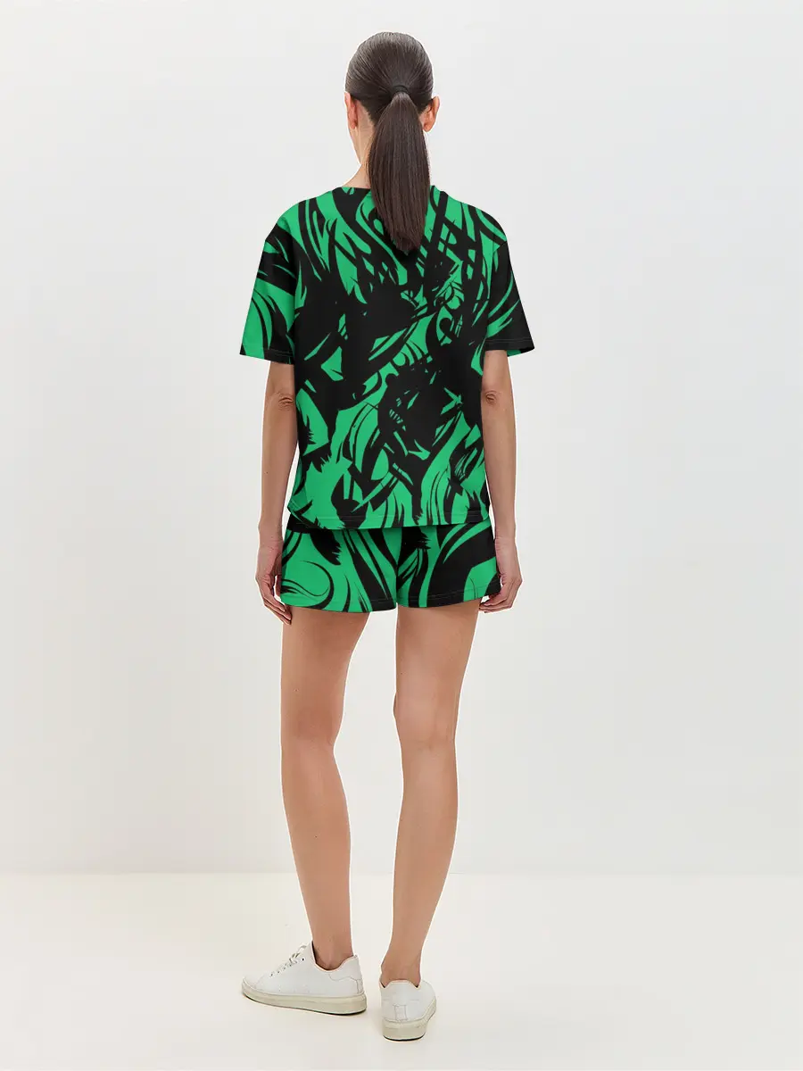 Женская пижама с шортами / Dragon | Дракон