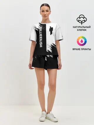 Женская пижама с шортами / BILLIE EILISH / БИЛЛИ АЙЛИШ