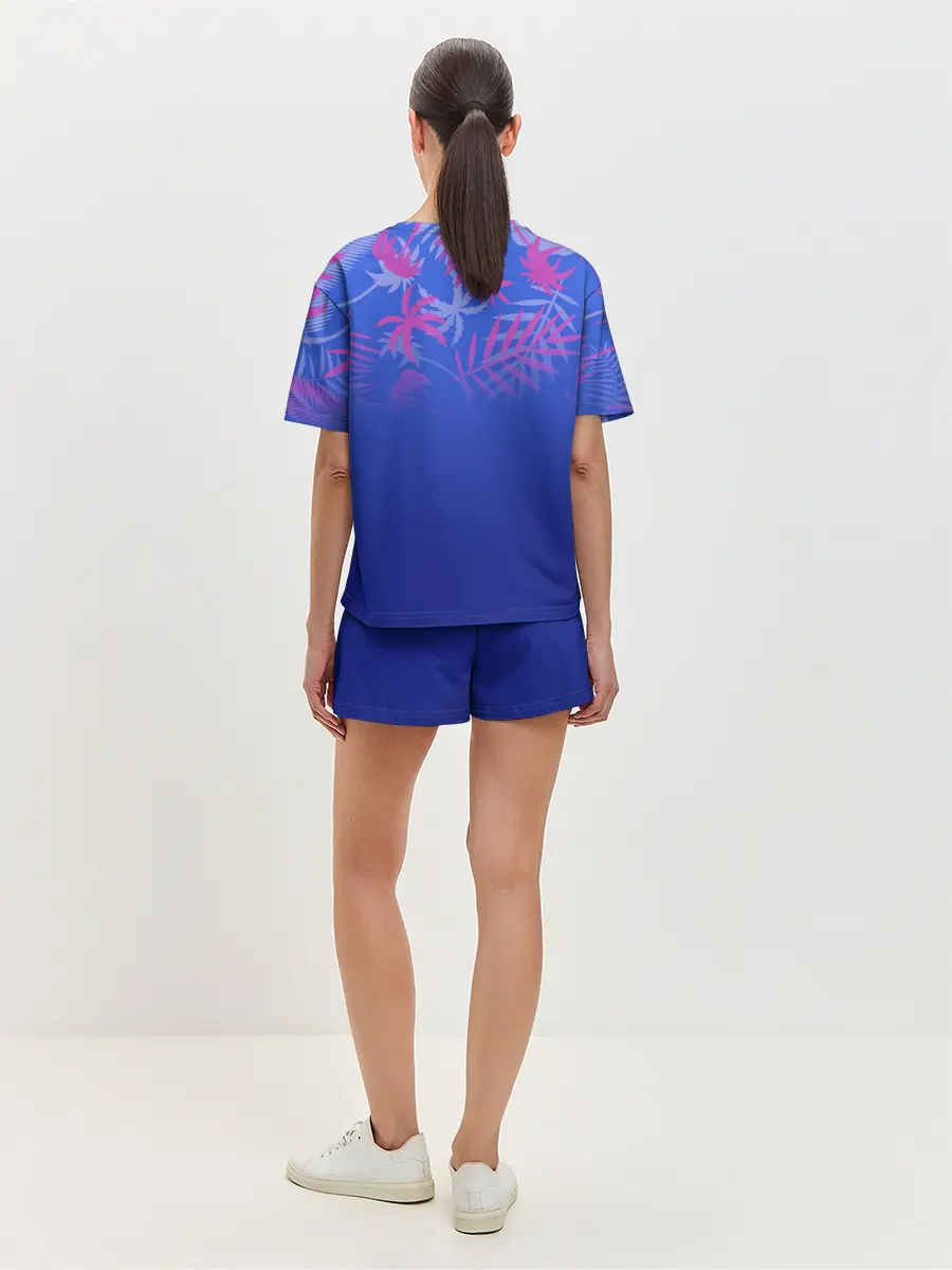 Женская пижама с шортами / ТРОПИКИ.