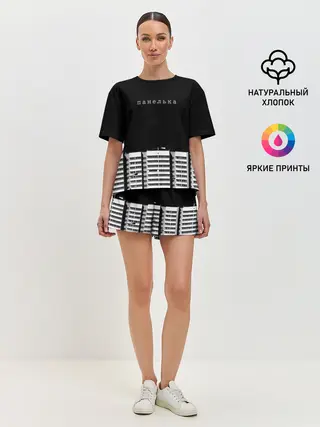 Женская пижама с шортами / Панелька