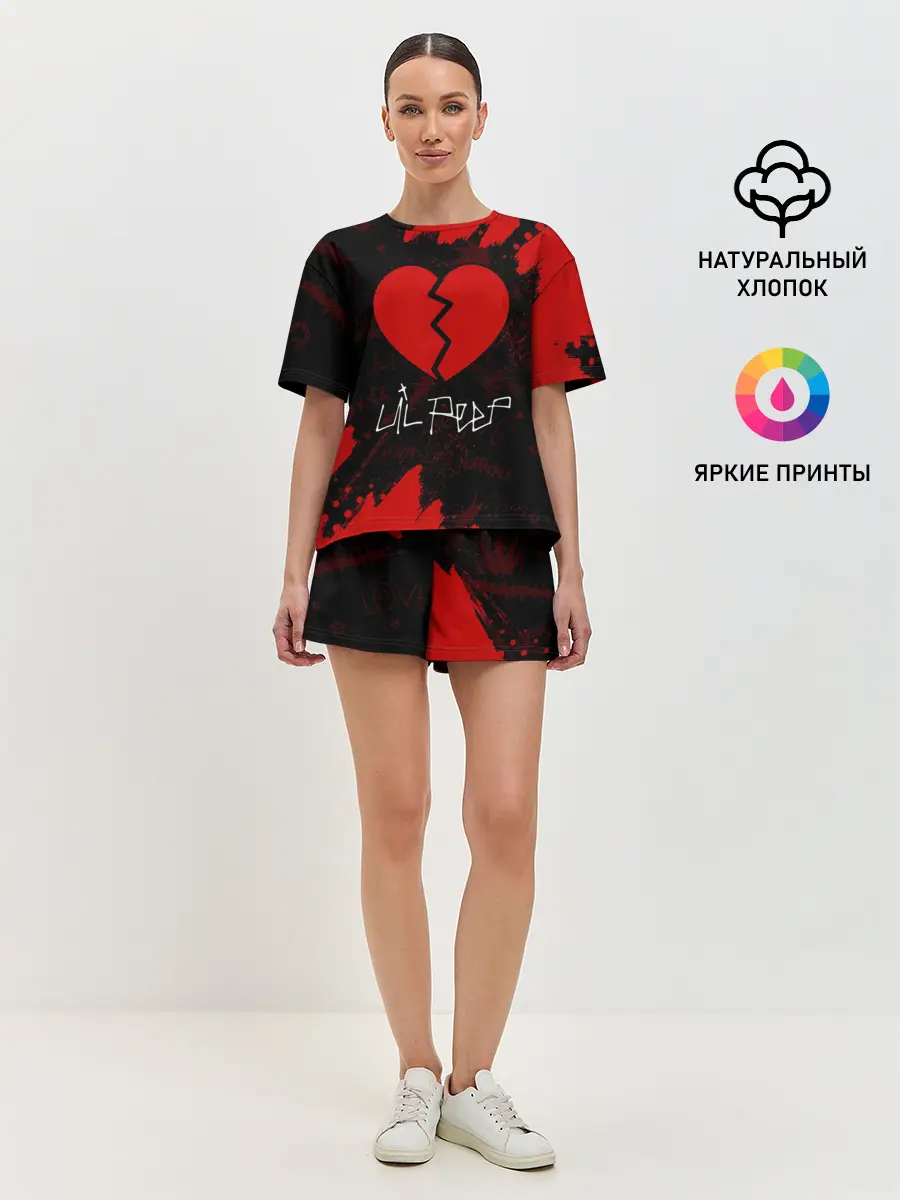 Женская пижама с шортами / LIL PEEP / ЛИЛ ПИП