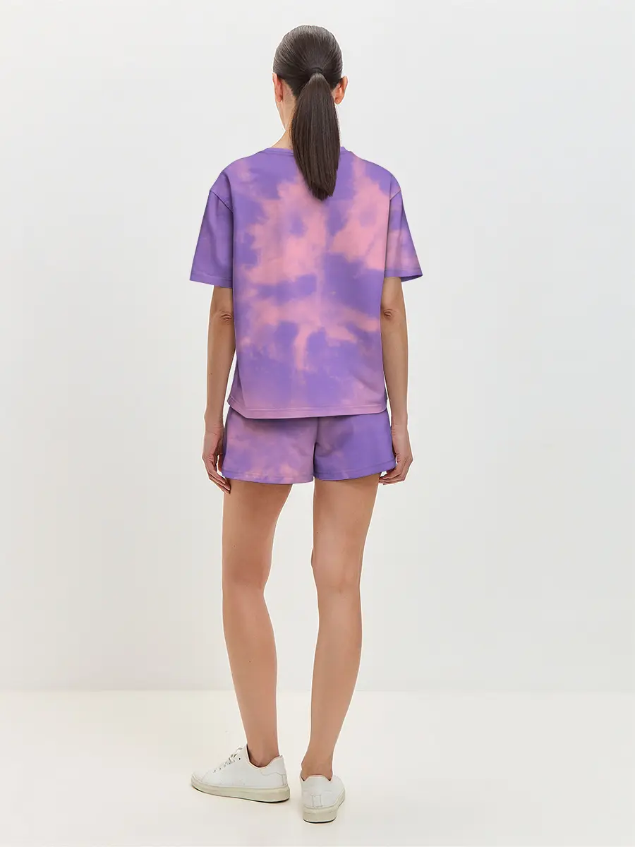 Женская пижама с шортами / Фиолетовый ТАЙ ДАЙ
