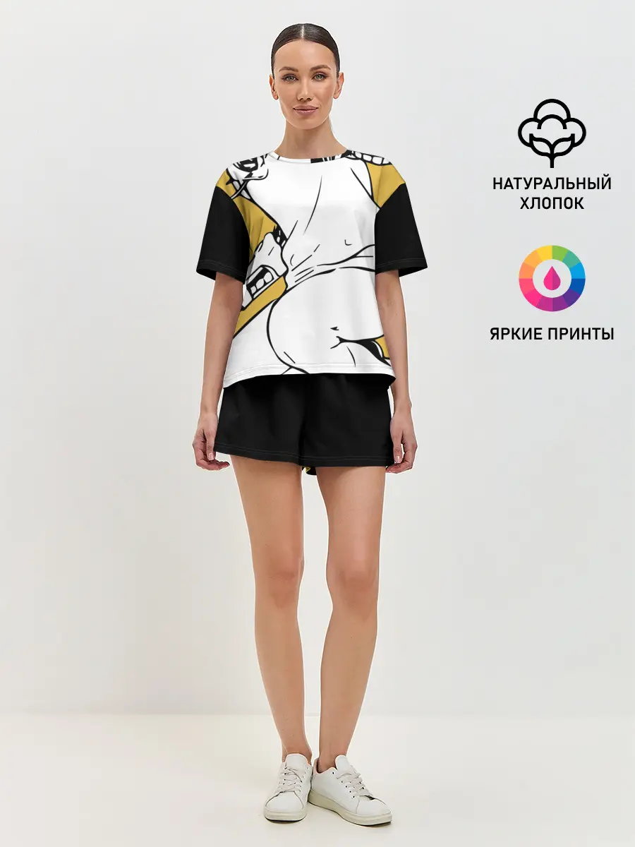 Женская пижама с шортами / Генос One Punch Man