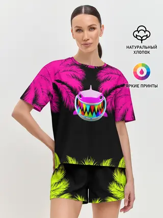 Женская пижама с шортами / 6ix9ine