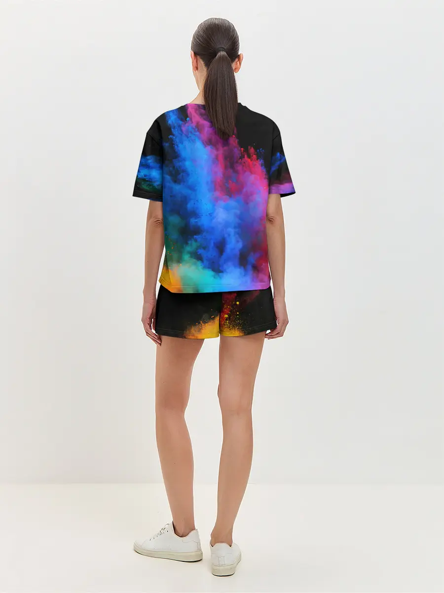 Женская пижама с шортами / КРАСКИ