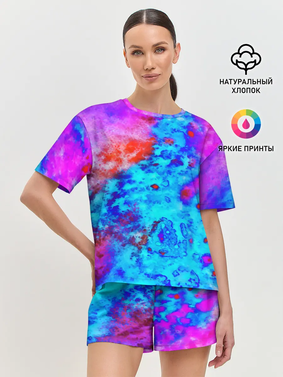 Женская пижама с шортами / ABSTRACTION COLORS