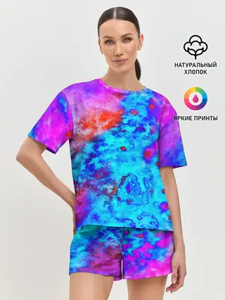 Женская пижама с шортами / ABSTRACTION COLORS