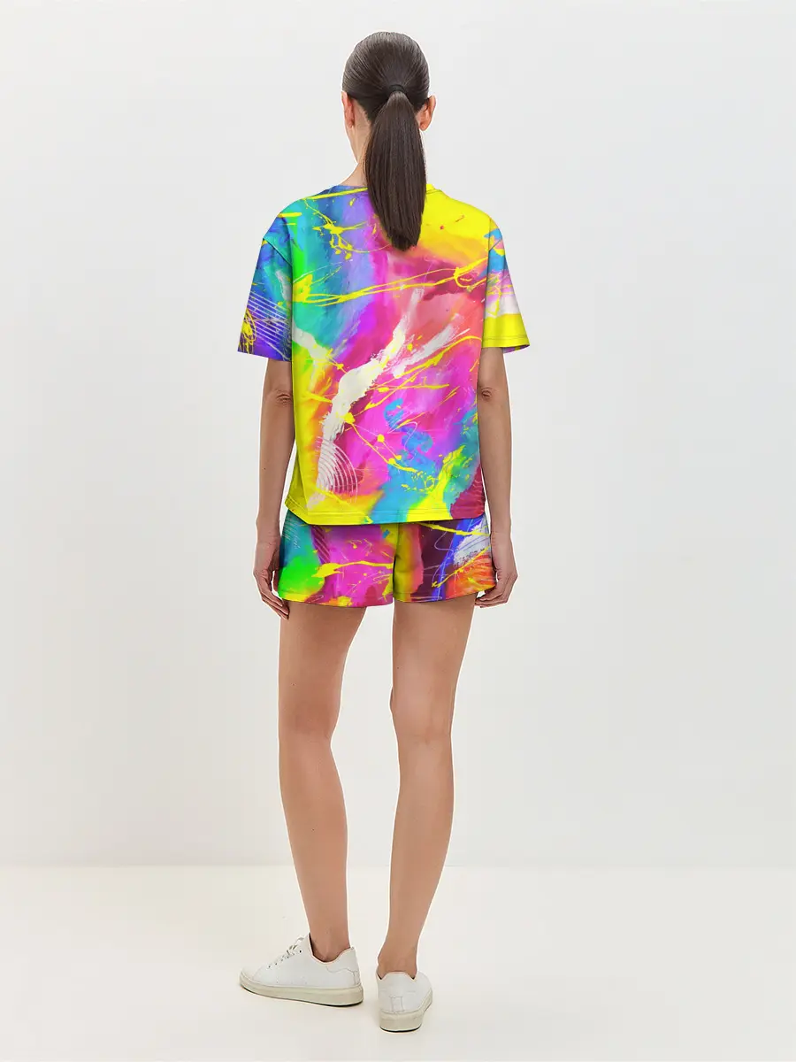 Женская пижама с шортами / ТИ-ДАЙ