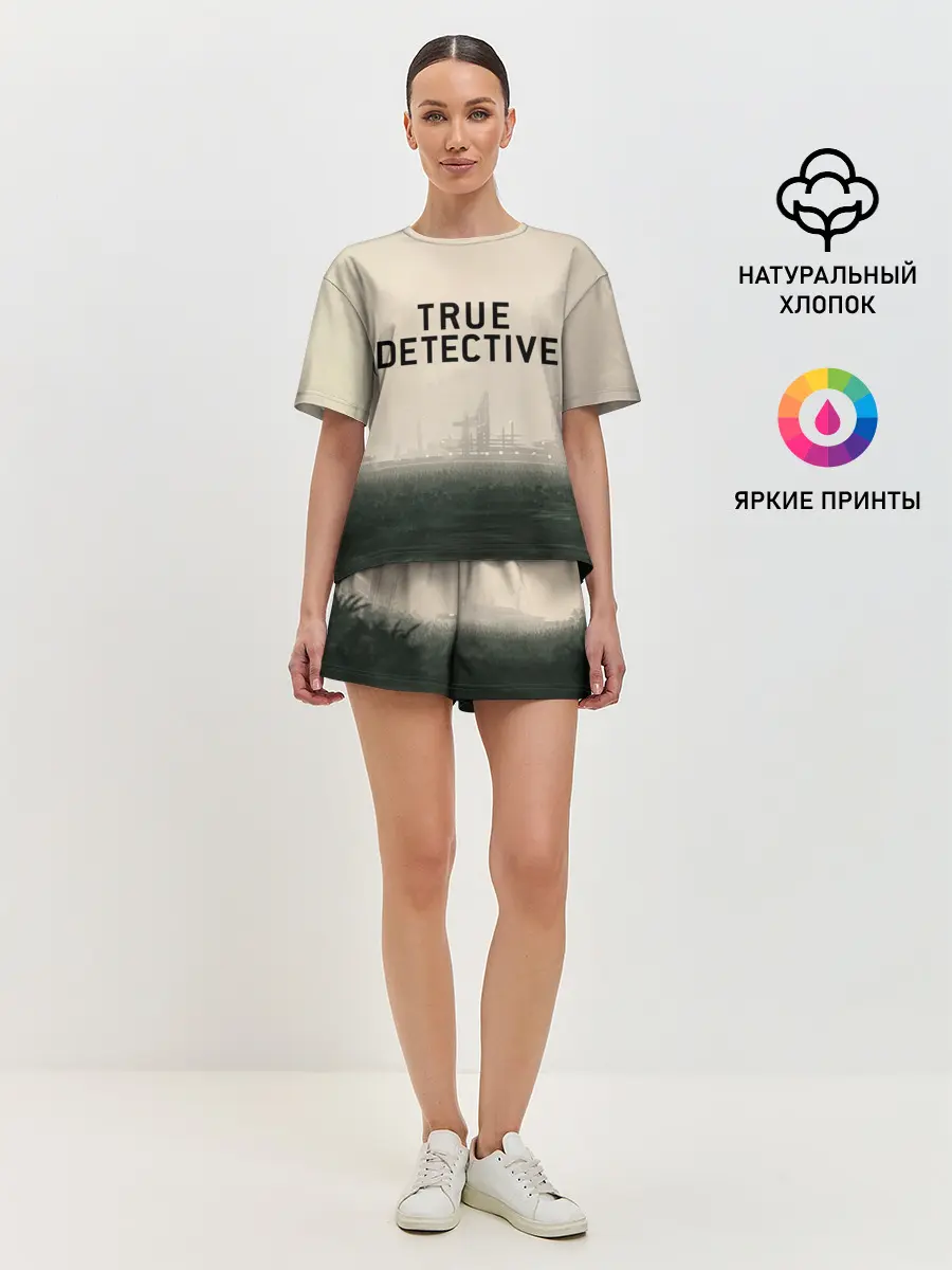 Женская пижама с шортами / Настоящий детектив