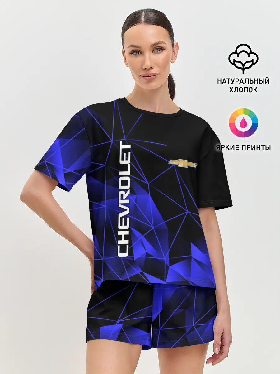 Женская пижама с шортами / CHEVROLET