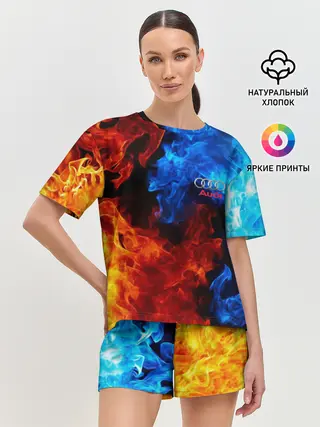 Женская пижама с шортами / AUDI