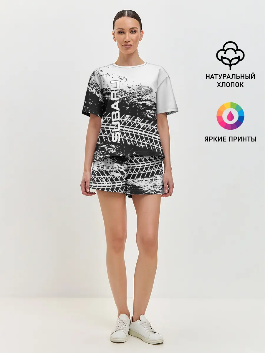 Женская пижама с шортами / SUBARU