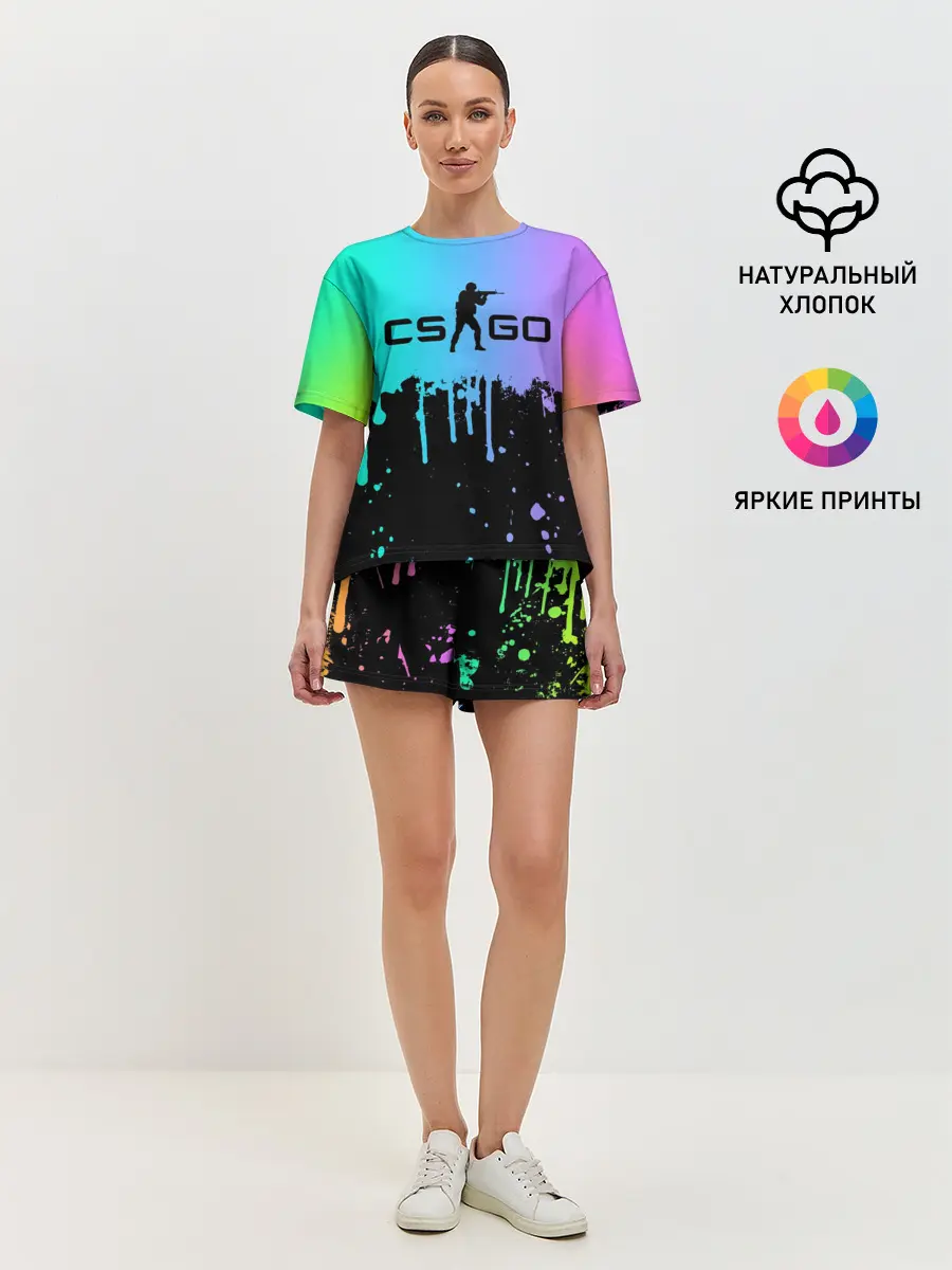 Женская пижама с шортами / COUNTER STRIKE