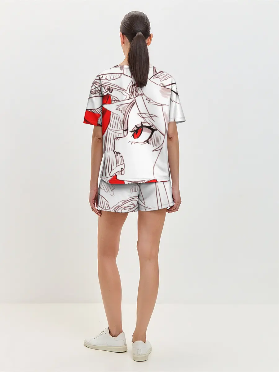 Женская пижама с шортами / Люцифер. HELLTAKER