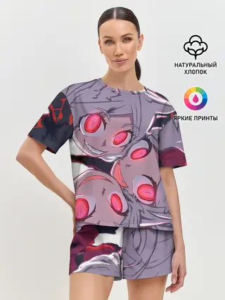 Женская пижама с шортами / МИЛЫЕ КОШЕЧКИ