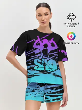 Женская пижама с шортами / Sword Art Online