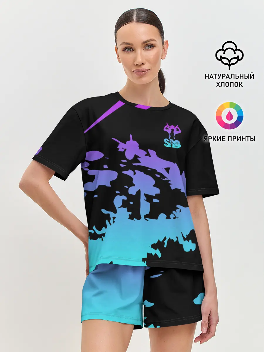 Женская пижама с шортами / Sword Art Online