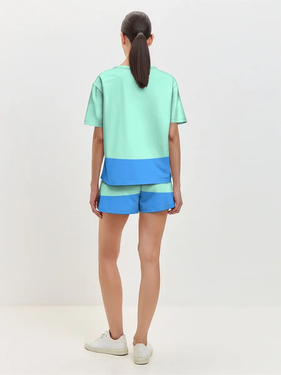 Женская пижама с шортами / готовка