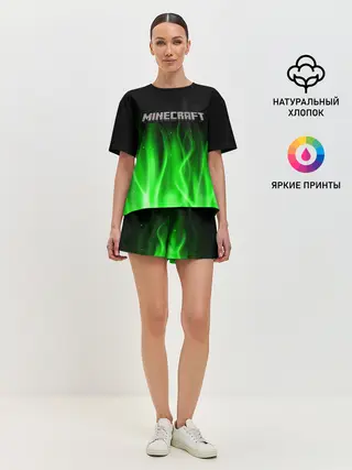 Женская пижама с шортами / MINECRAFT