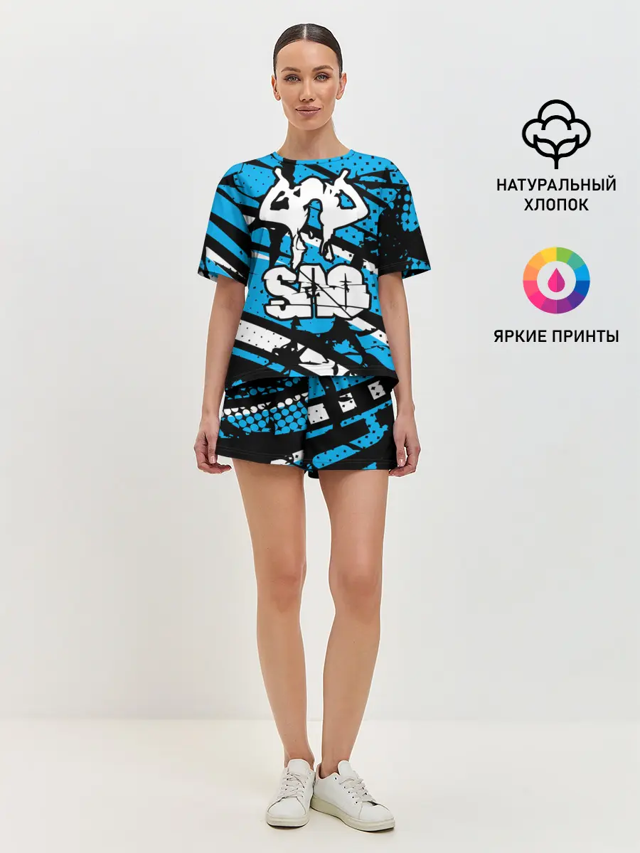 Женская пижама с шортами / Sword Art Online