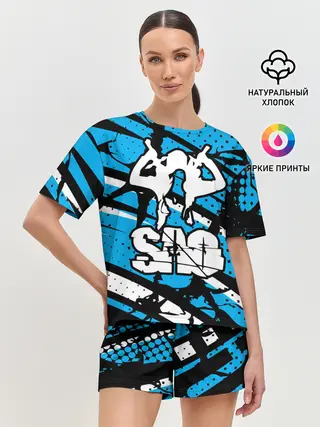 Женская пижама с шортами / Sword Art Online