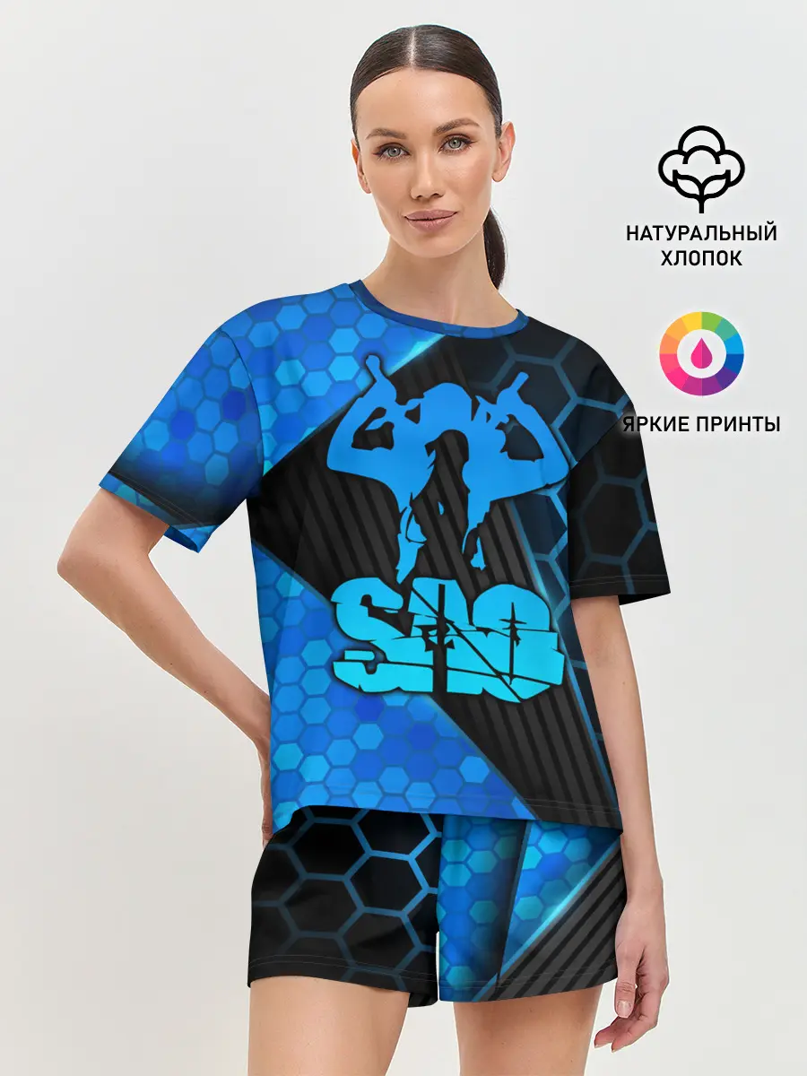 Женская пижама с шортами / Sword Art Online