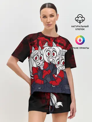 Женская пижама с шортами / HELLTAKER CERBERUS