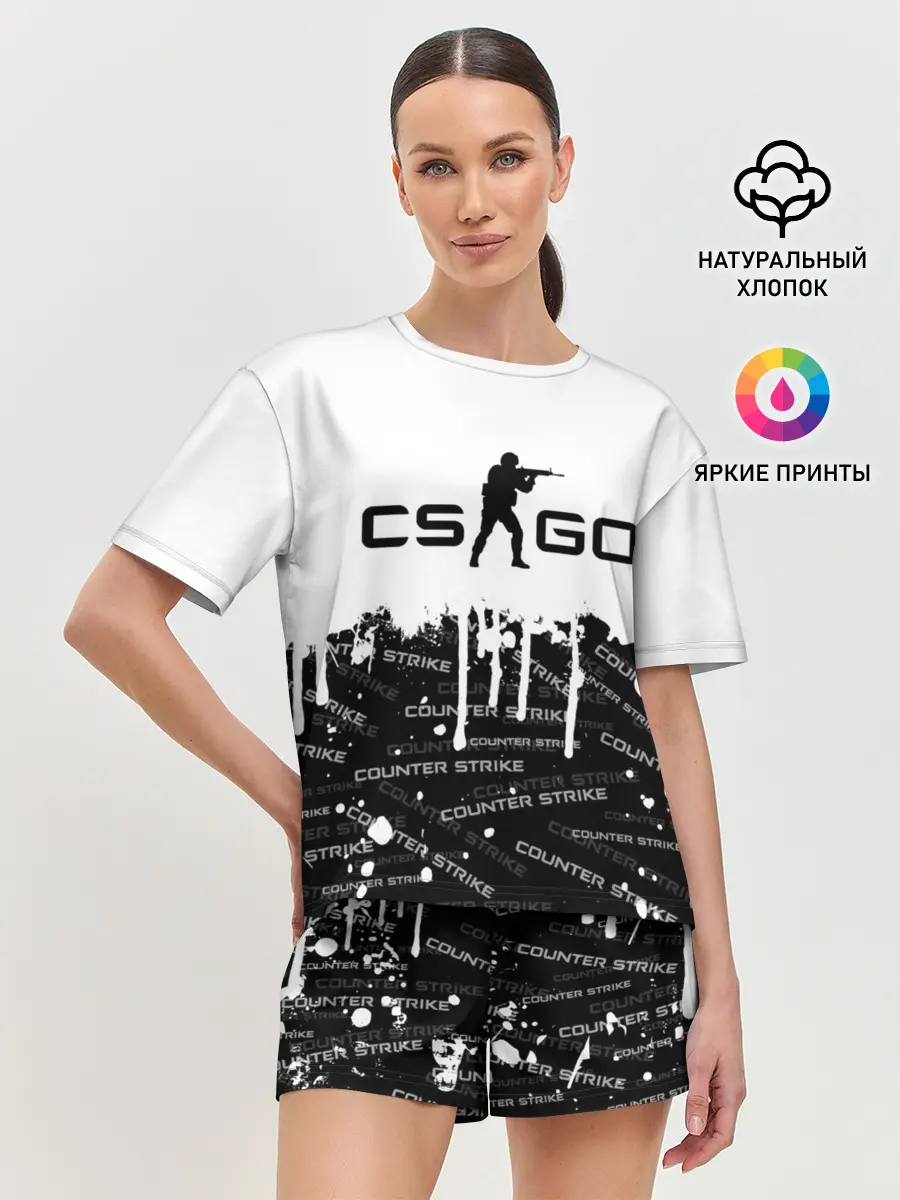 Женская пижама с шортами / COUNTER STRIKE