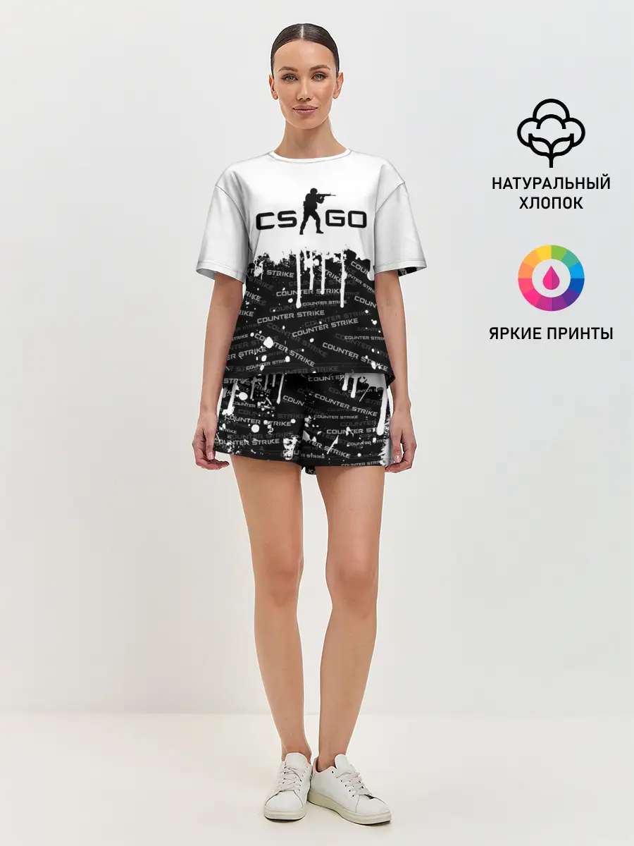 Женская пижама с шортами / COUNTER STRIKE