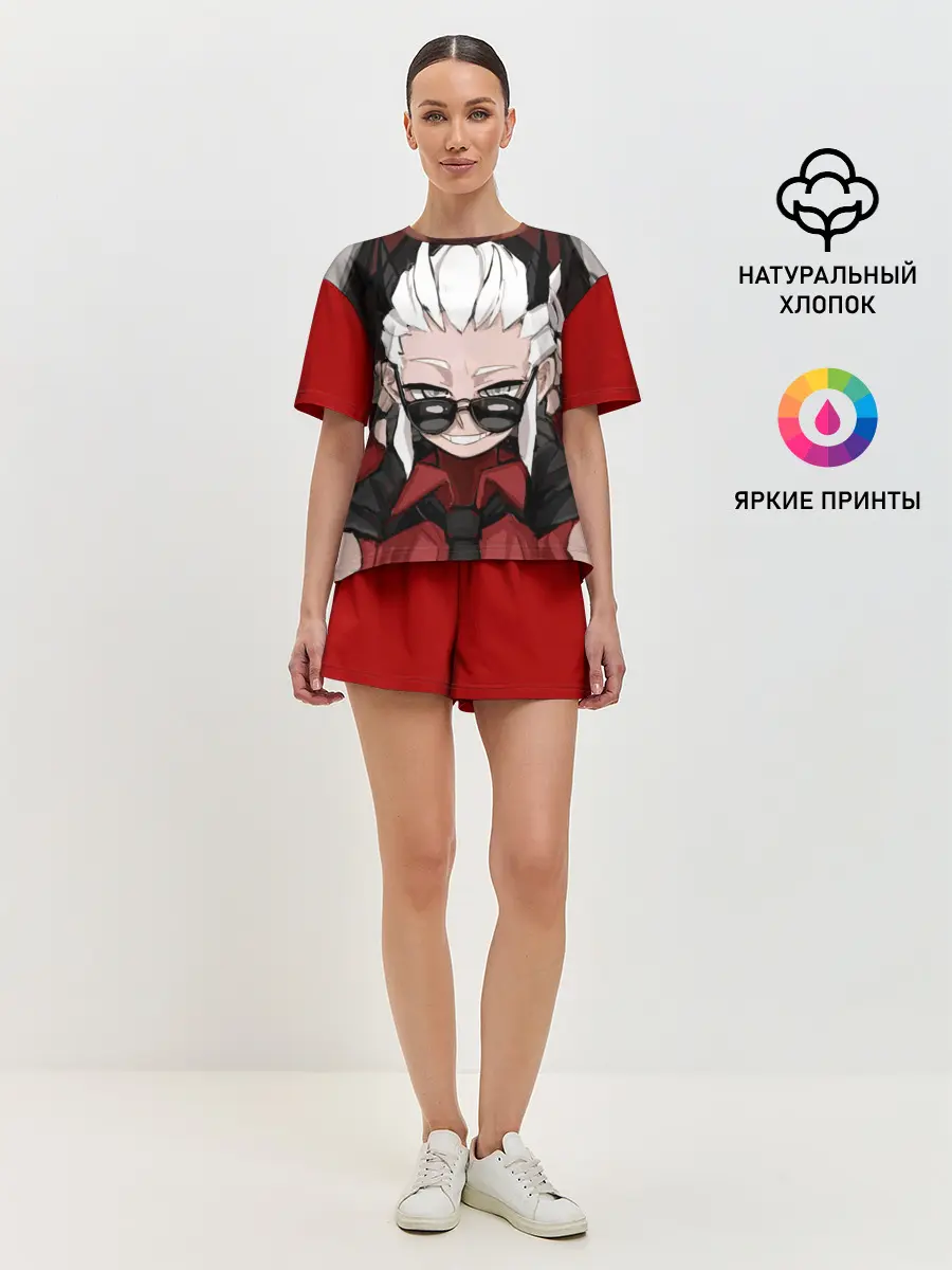 Женская пижама с шортами / Справедливость Хеллтейкер