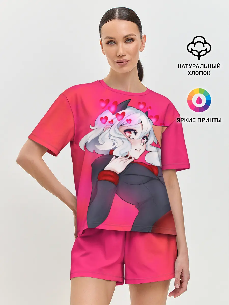 Женская пижама с шортами / HELLTAKER