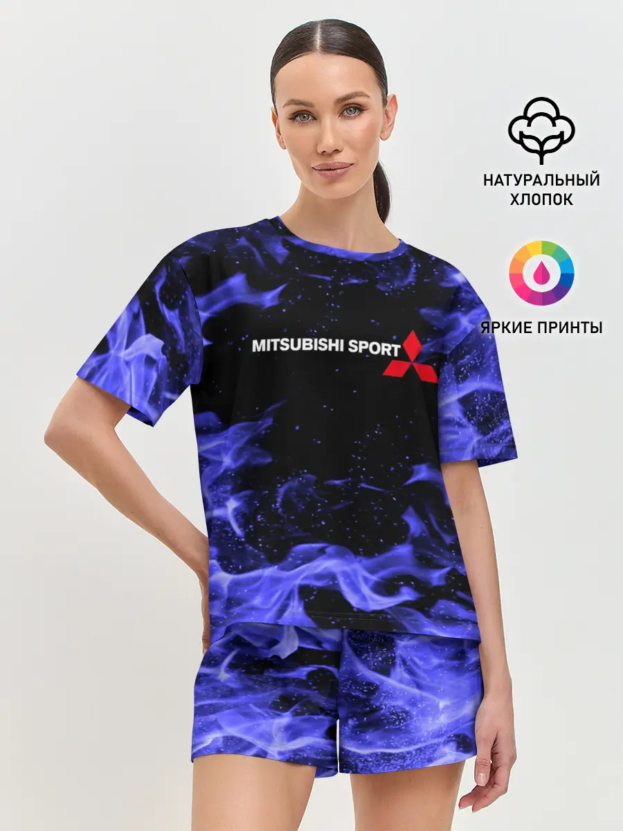 Женская пижама с шортами / MITSUBISHI