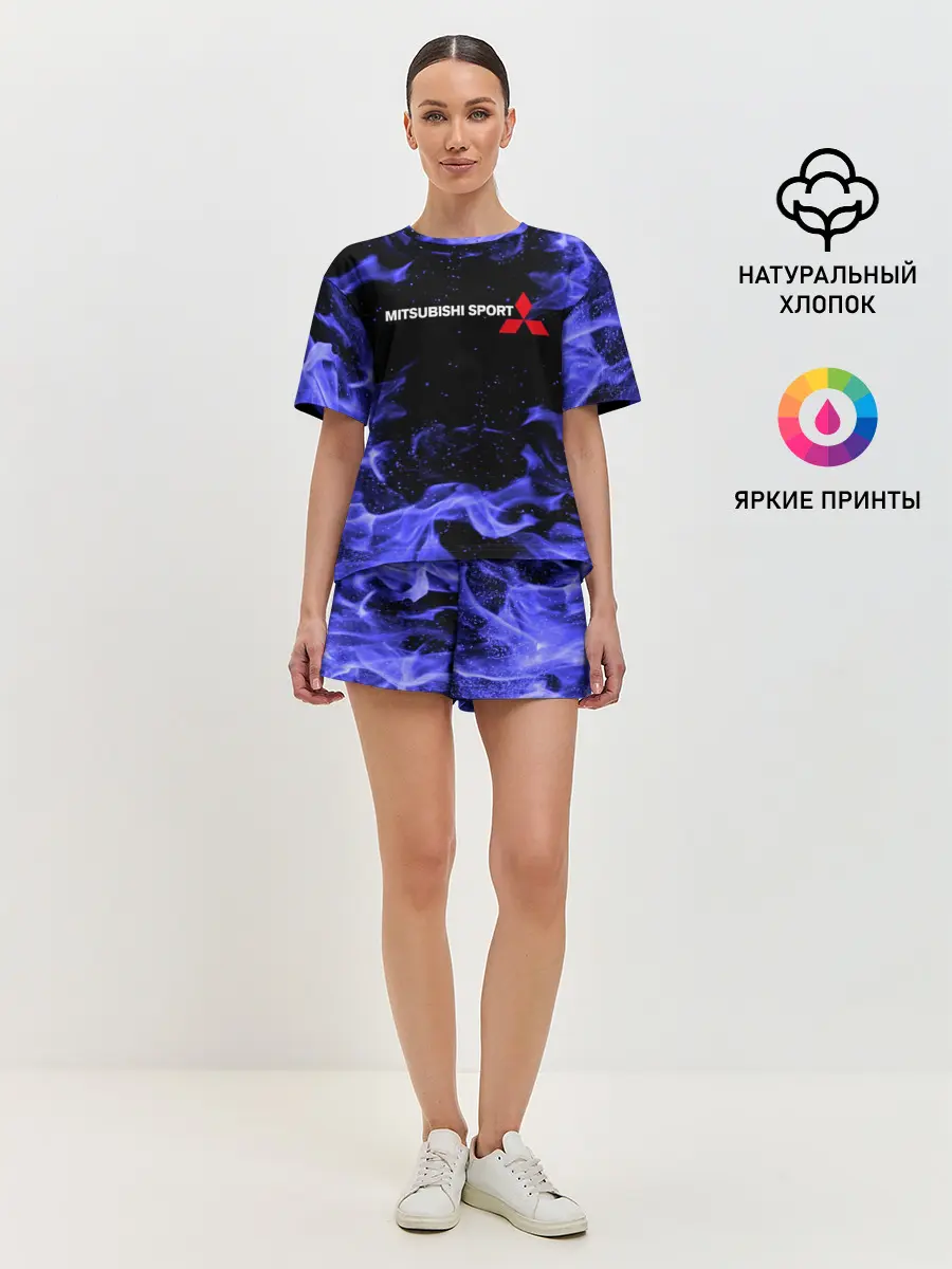 Женская пижама с шортами / MITSUBISHI