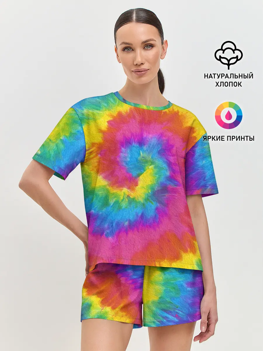 Женская пижама с шортами / ХИППИ