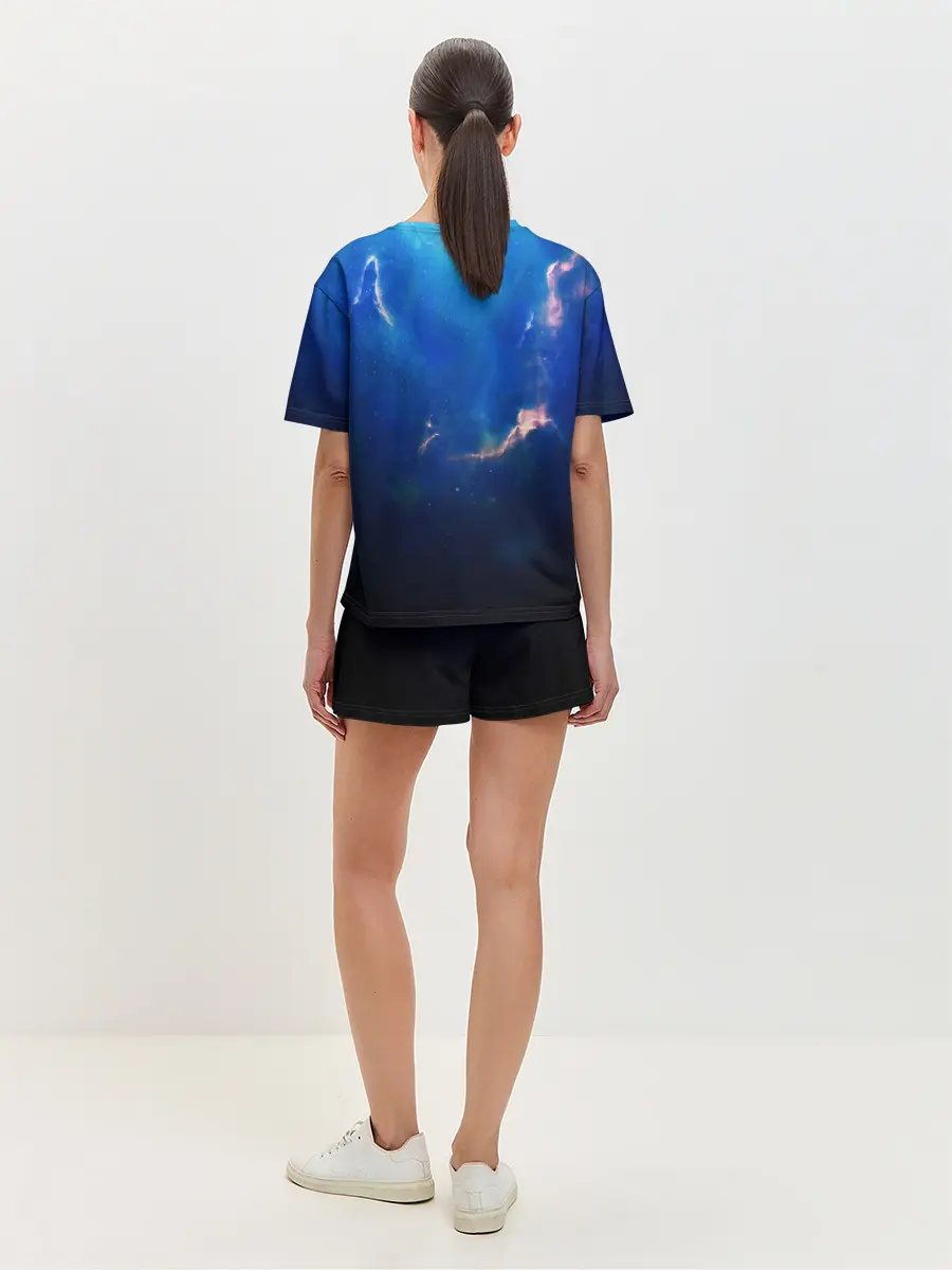 Женская пижама с шортами / ПАДЕНИЕ В БЕЗДНУ