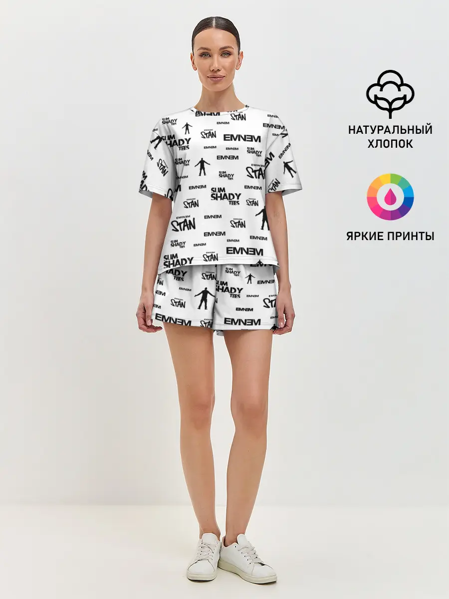 Женская пижама с шортами / Eminem