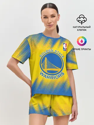 Женская пижама с шортами / Golden State Warriors