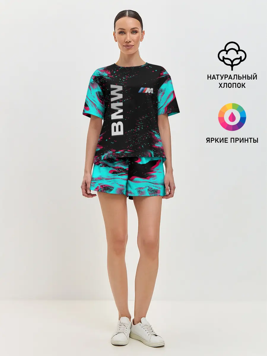 Женская пижама с шортами / BMW