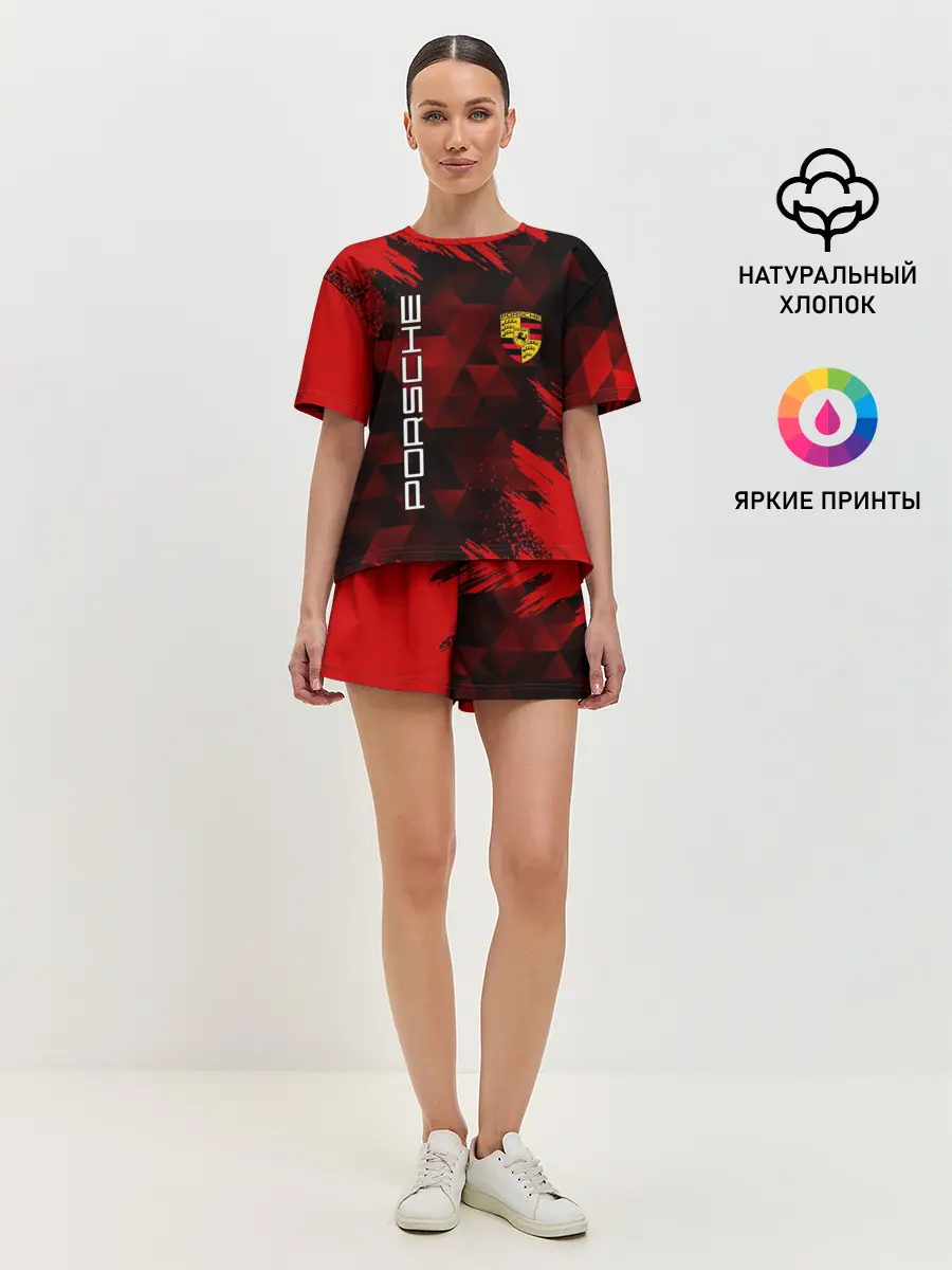 Женская пижама с шортами / PORSCHE