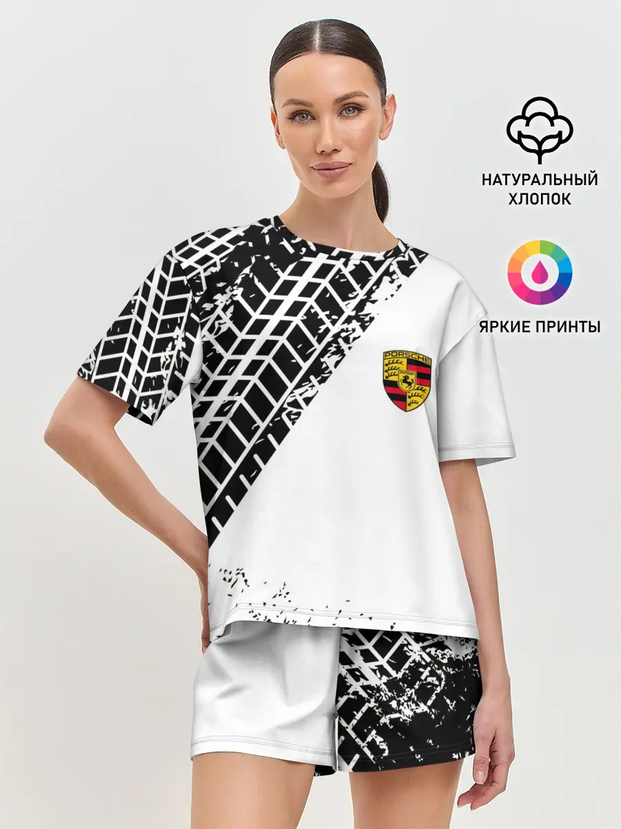 Женская пижама с шортами / PORSCHE