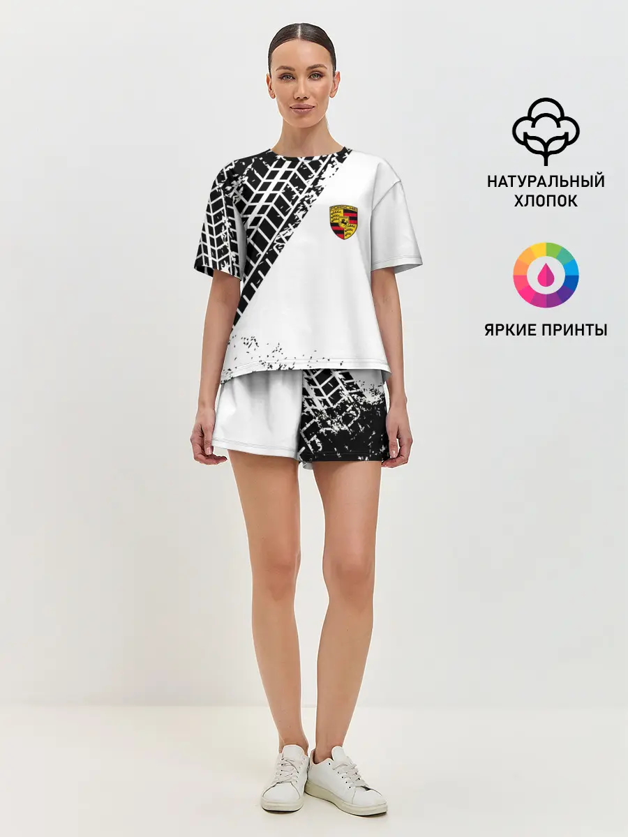 Женская пижама с шортами / PORSCHE