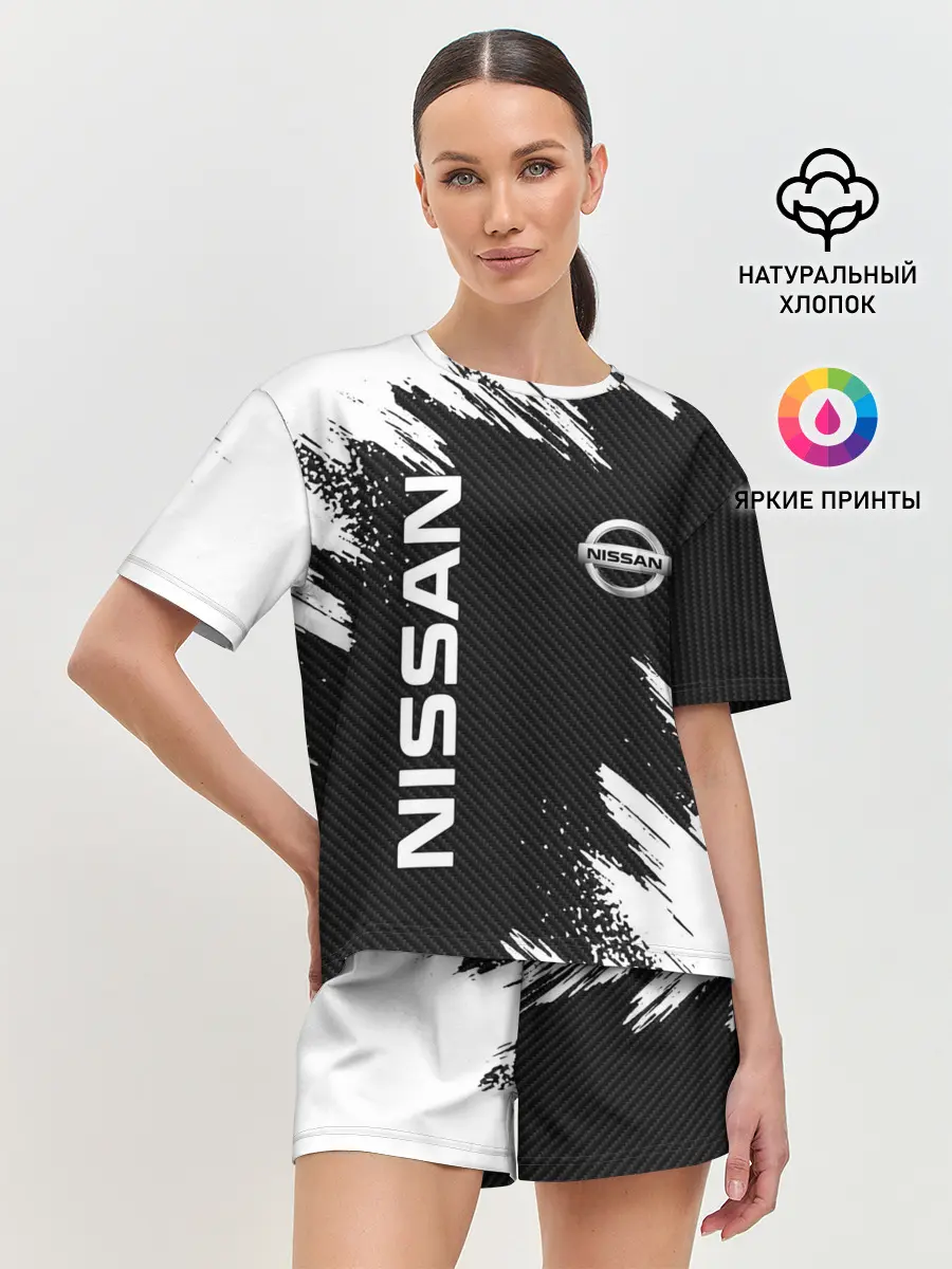 Женская пижама с шортами / NISSAN