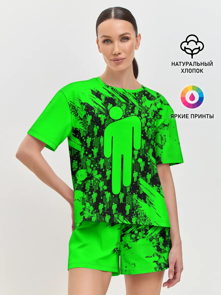 Женская пижама с шортами / BILLIE EILISH