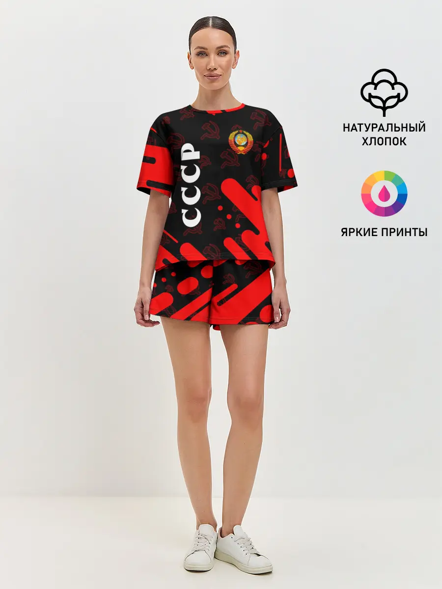 Женская пижама с шортами / СССР / USSR