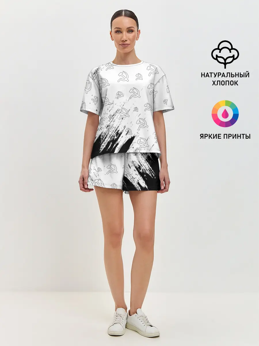 Женская пижама с шортами / USSR / СССР